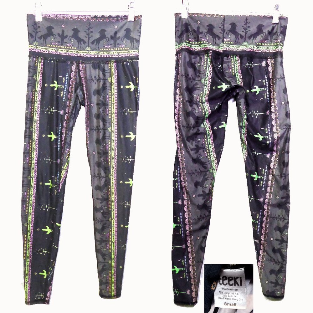 Teeki WILD AND FREE yoga leggings size small